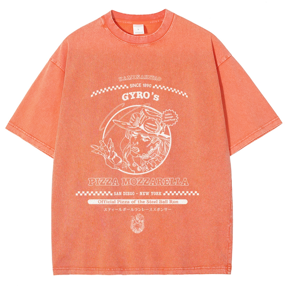 Jojo's Bizarre Adventure Unisex Fit Washed T-Shirt 2605015049