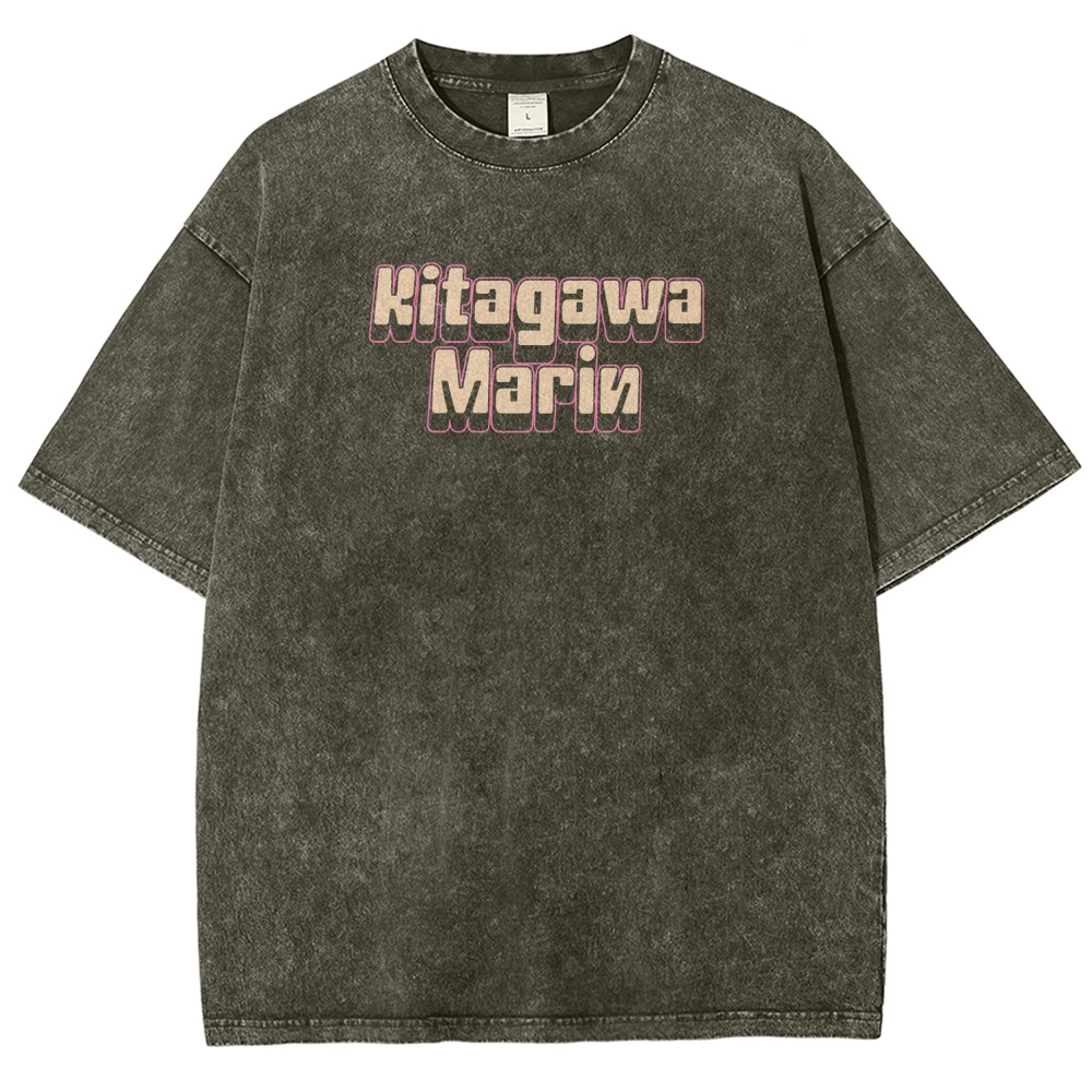 My Dress-Up Darling Marin Kitagawa Unisex Fit Washed T-Shirt 2605015559