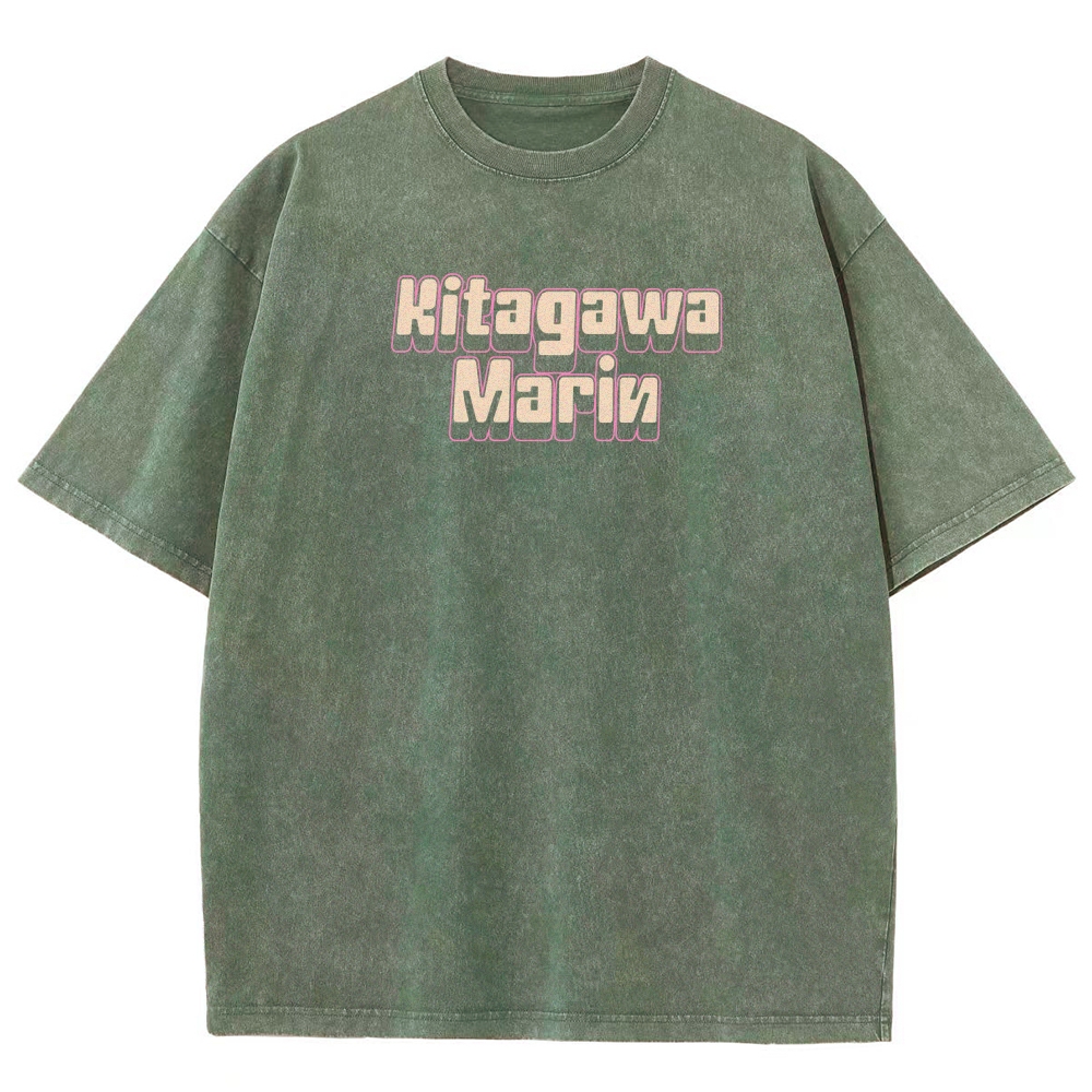 My Dress-Up Darling Marin Kitagawa Unisex Fit Washed T-Shirt 2605015559