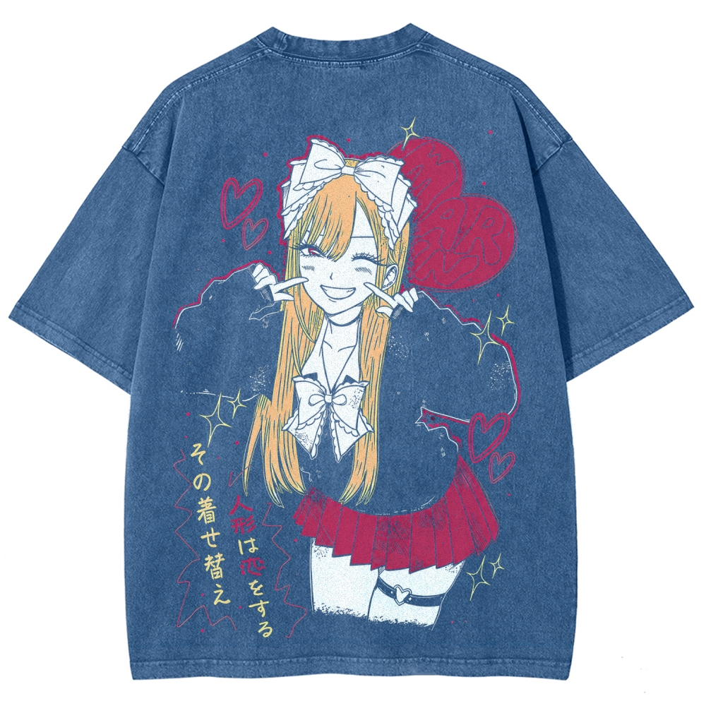 My Dress-Up Darling Marin Kitagawa Unisex Fit Washed T-Shirt 2605015572
