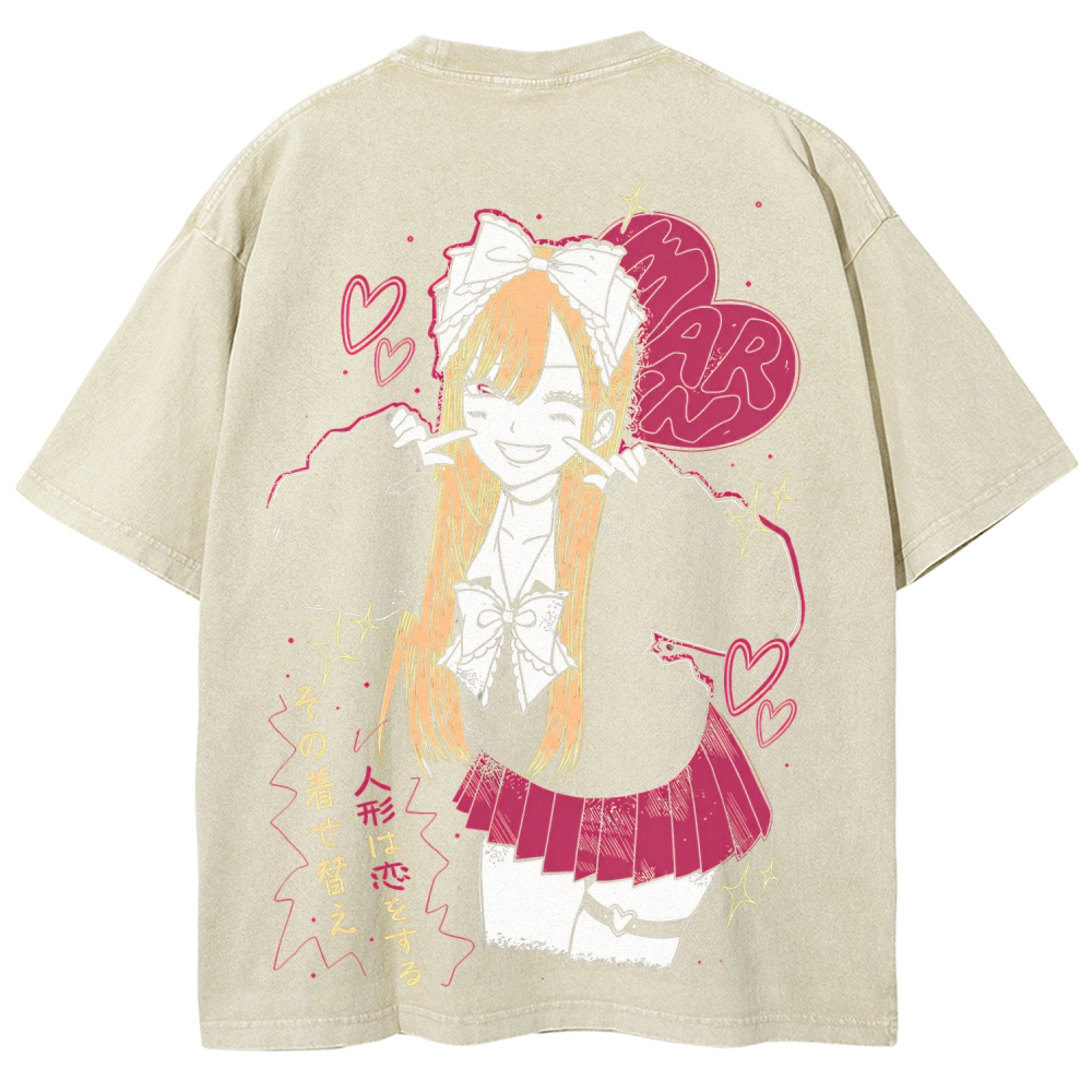 My Dress-Up Darling Marin Kitagawa Unisex Fit Washed T-Shirt 2605015572