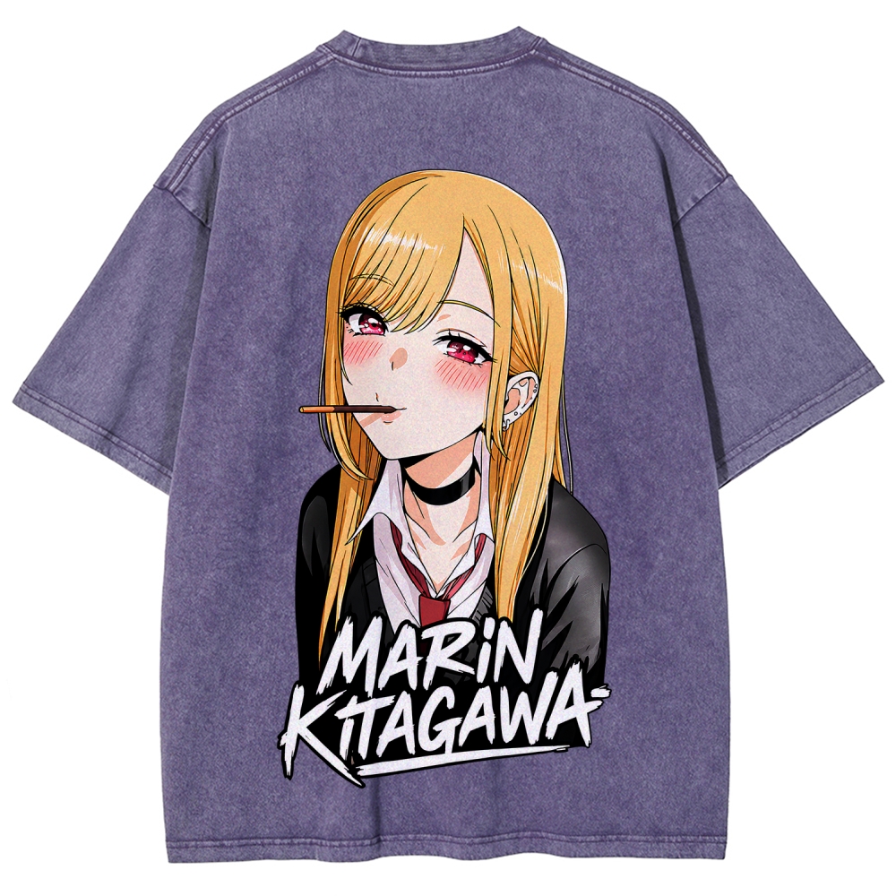 My Dress-Up Darling Marin Kitagawa Unisex Fit Washed T-Shirt 2605015672