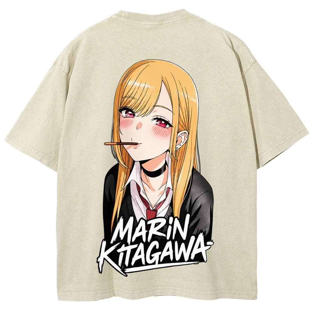 My Dress-Up Darling Marin Kitagawa Unisex Fit Washed T-Shirt 2605015672