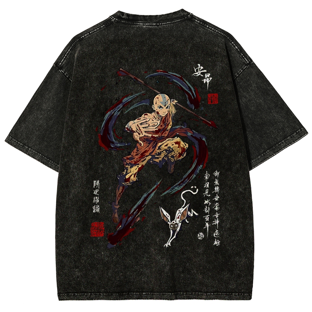 Avatar: The Last Airbender Washed T-shirt 2606002138