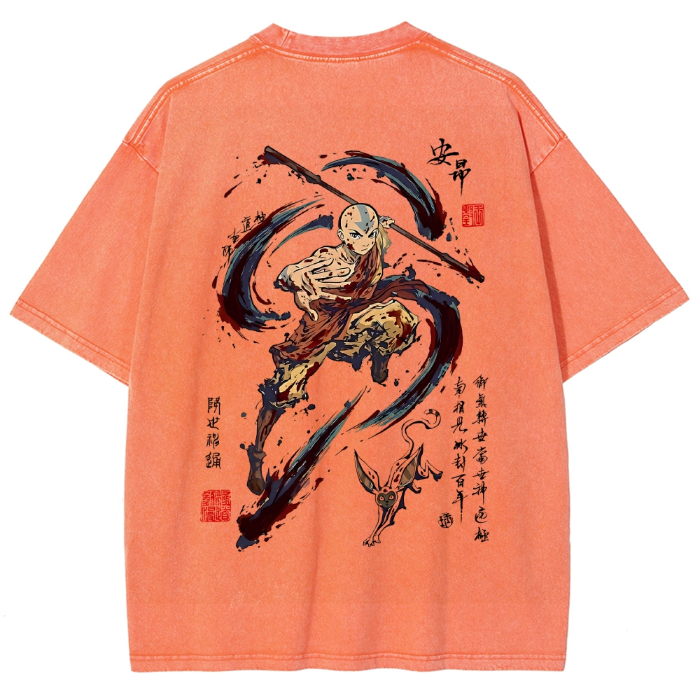 Avatar: The Last Airbender Washed T-shirt 2606002138