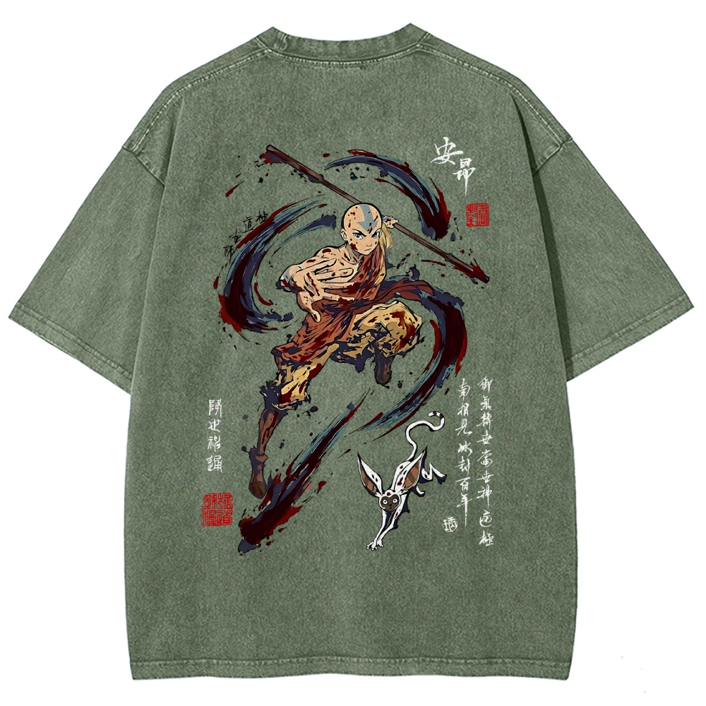 Avatar: The Last Airbender Washed T-shirt 2606002138