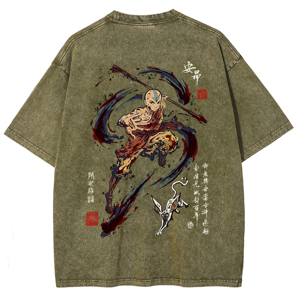 Avatar: The Last Airbender Washed T-shirt 2606002138