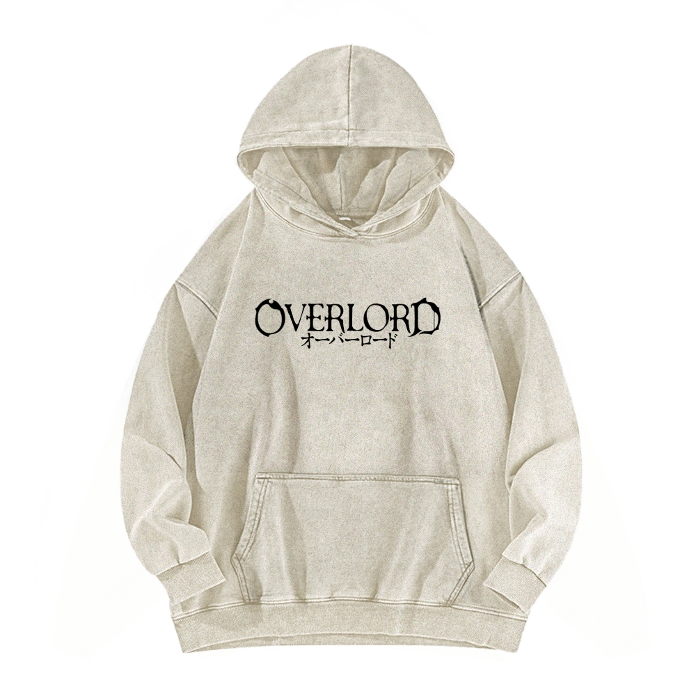 Overlord Unisex Washed Hoodie 2606002918