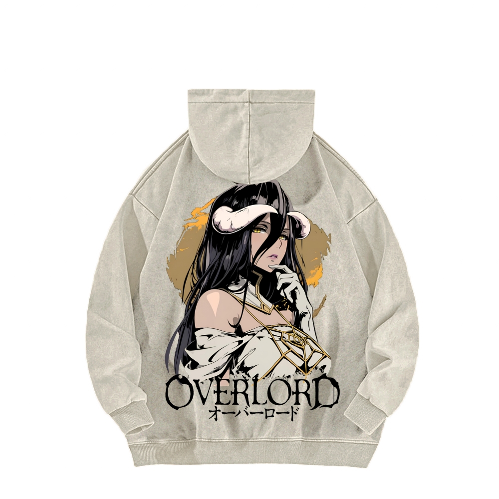 Overlord Unisex Washed Hoodie 2606002918