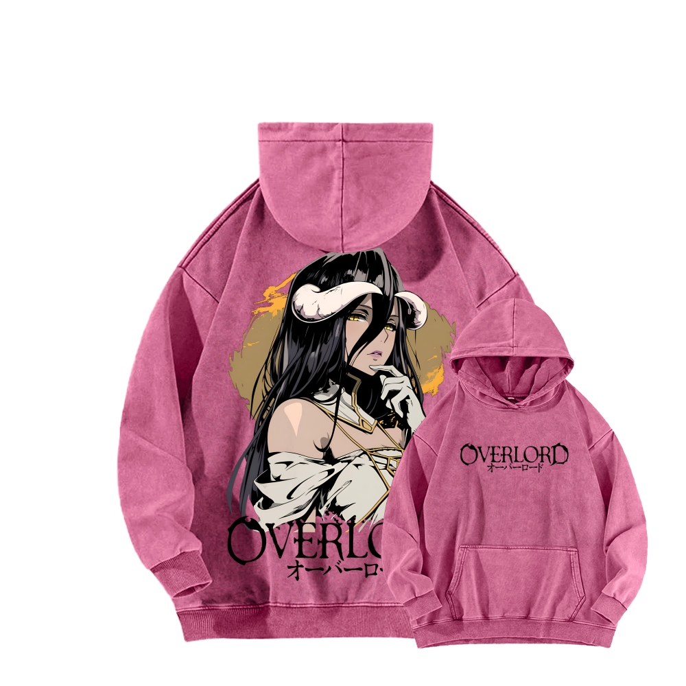 Overlord Unisex Washed Hoodie 2606002918