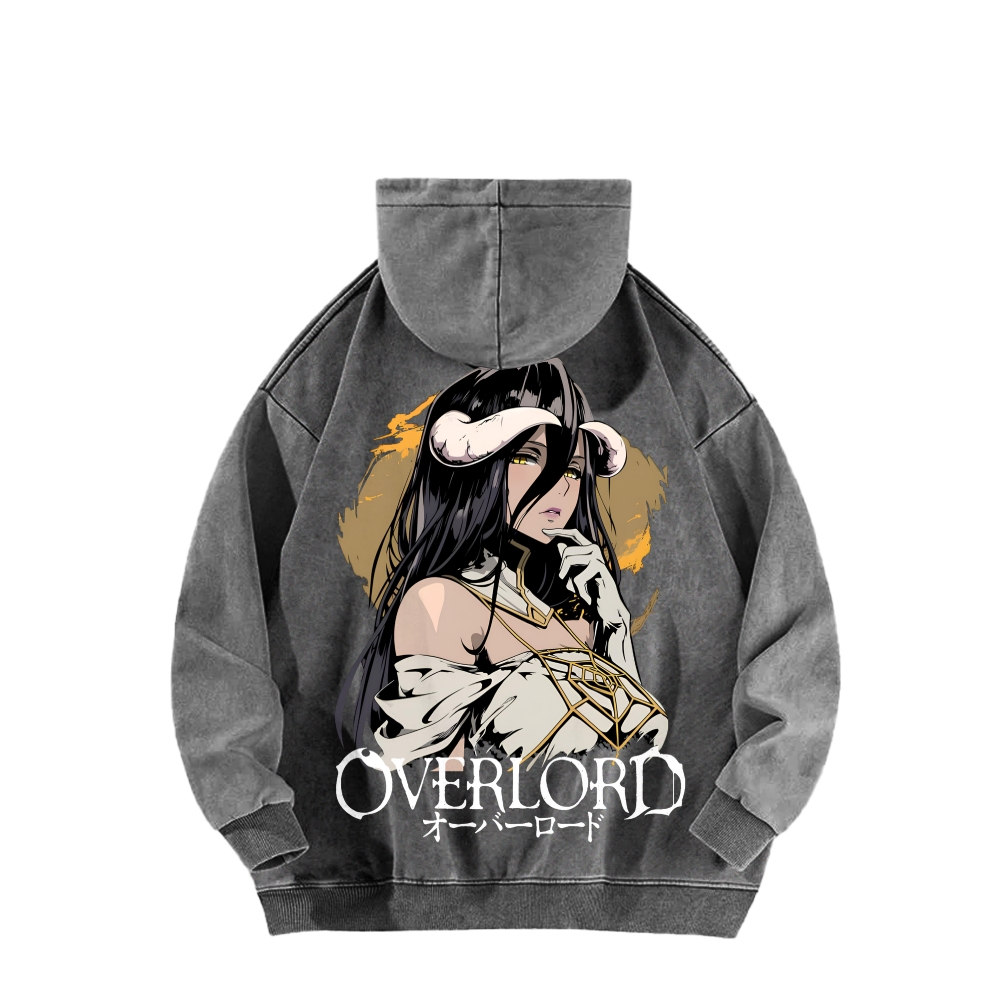 Overlord Unisex Washed Hoodie 2606002918