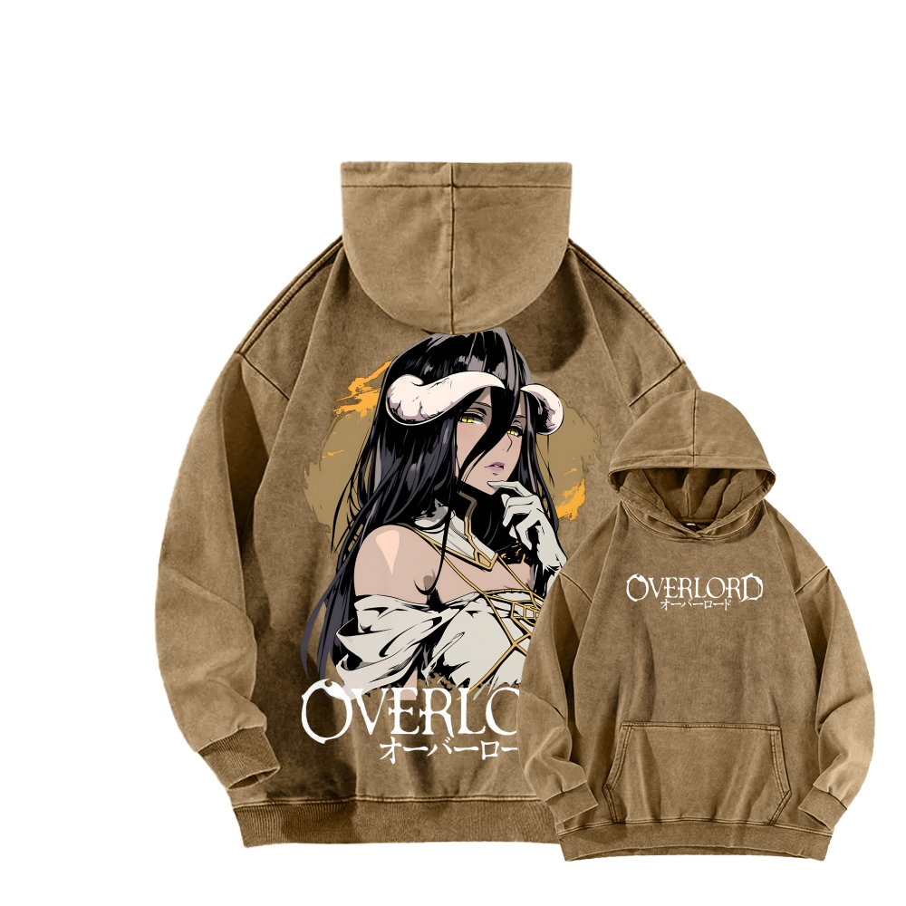 Overlord Unisex Washed Hoodie 2606002918