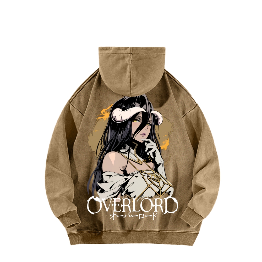Overlord Unisex Washed Hoodie 2606002918
