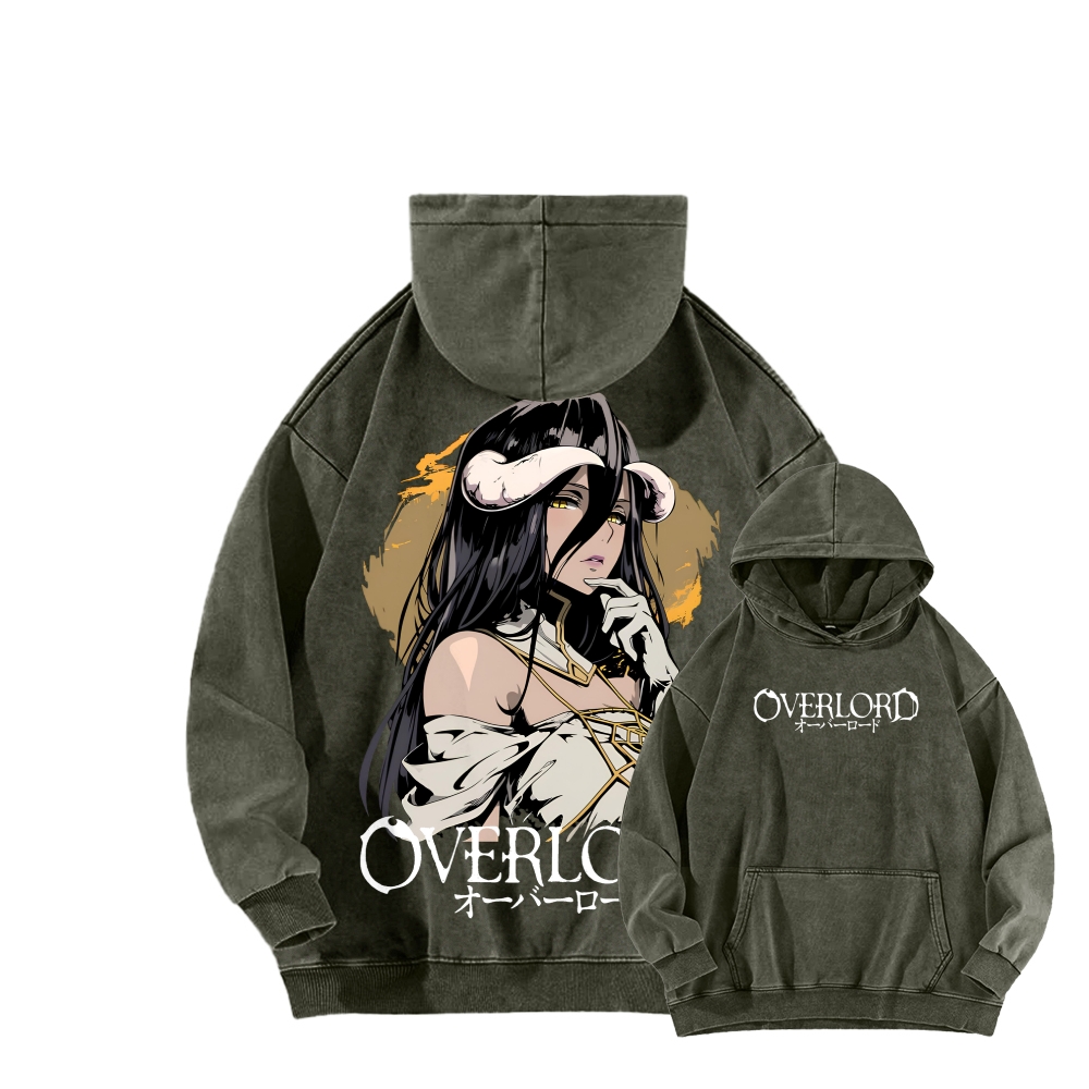 Overlord Unisex Washed Hoodie 2606002918