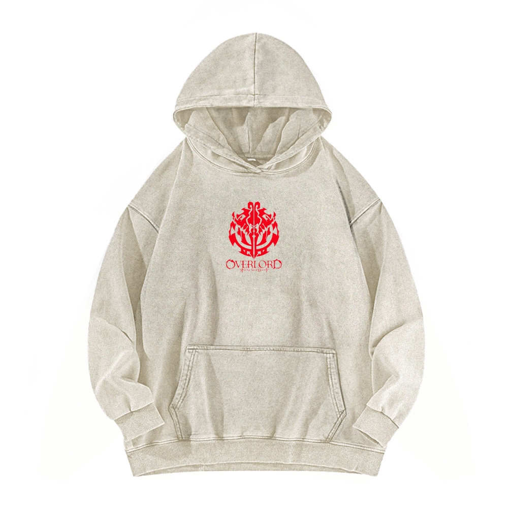 Overlord Unisex Washed Hoodie 2606002928