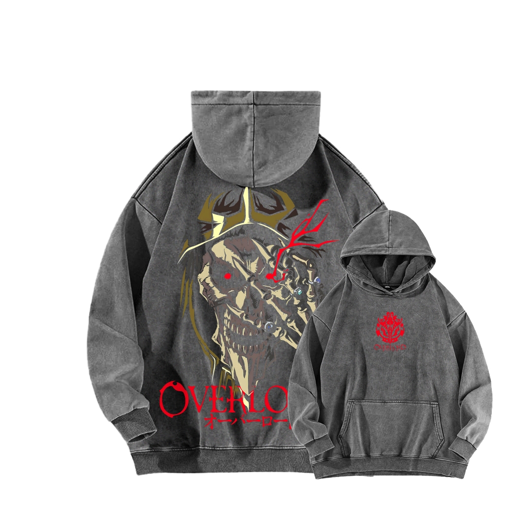 Overlord Unisex Washed Hoodie 2606002928