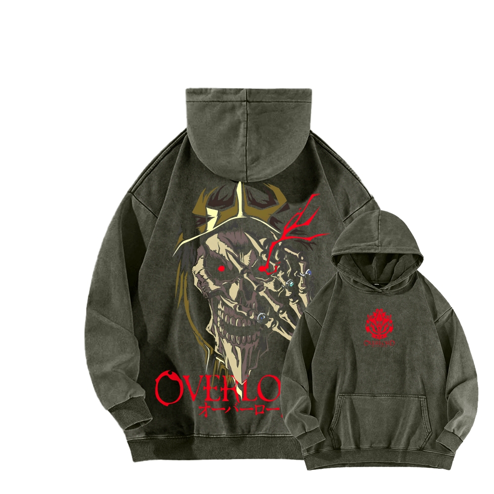 Overlord Unisex Washed Hoodie 2606002928