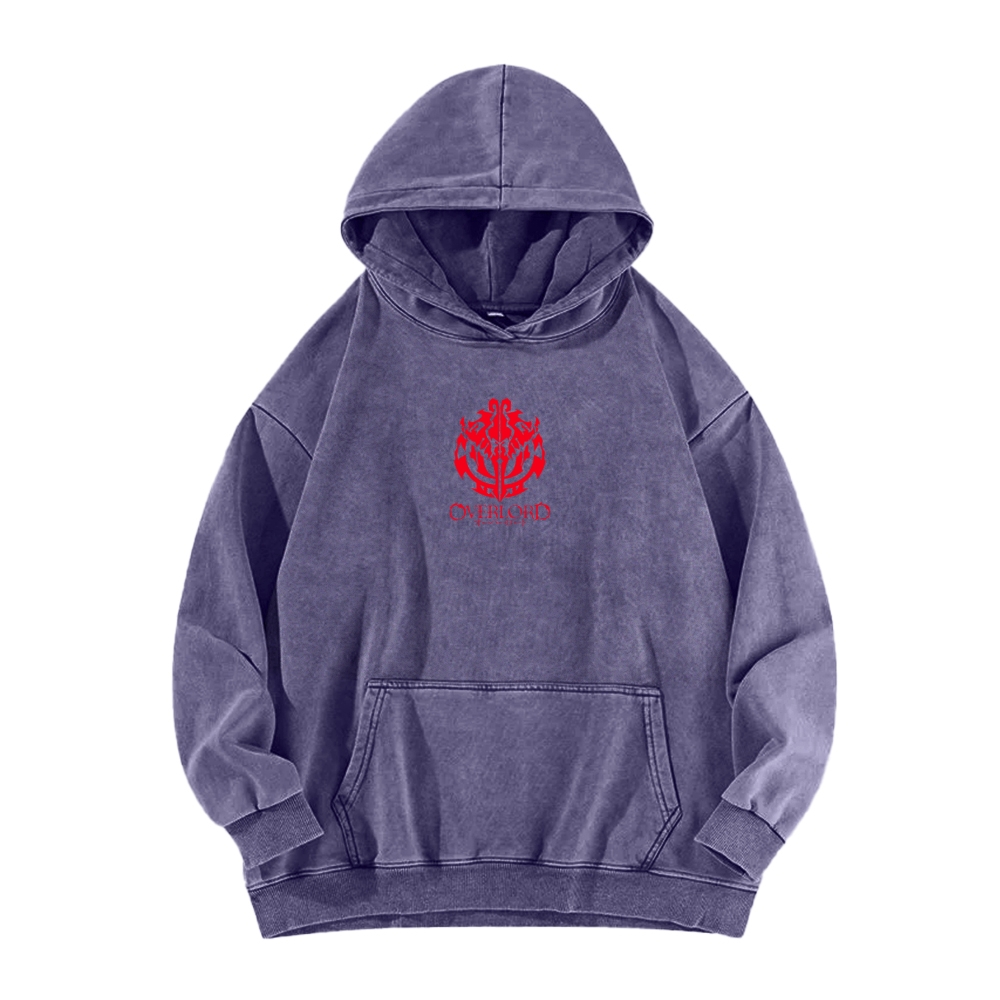 Overlord Unisex Washed Hoodie 2606002928