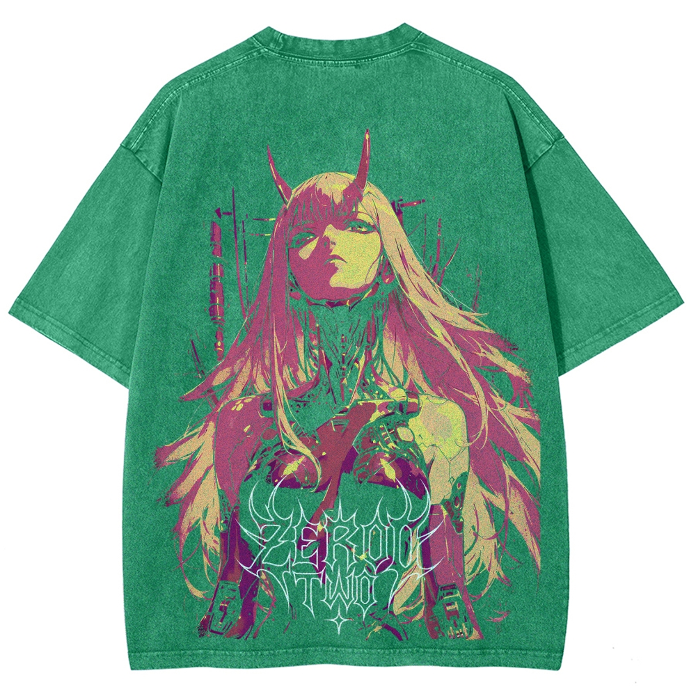 Darling in the Franxx Unisex Fit Washed T-Shirt 2606006019