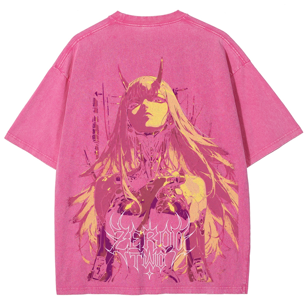 Darling in the Franxx Unisex Fit Washed T-Shirt 2606006019
