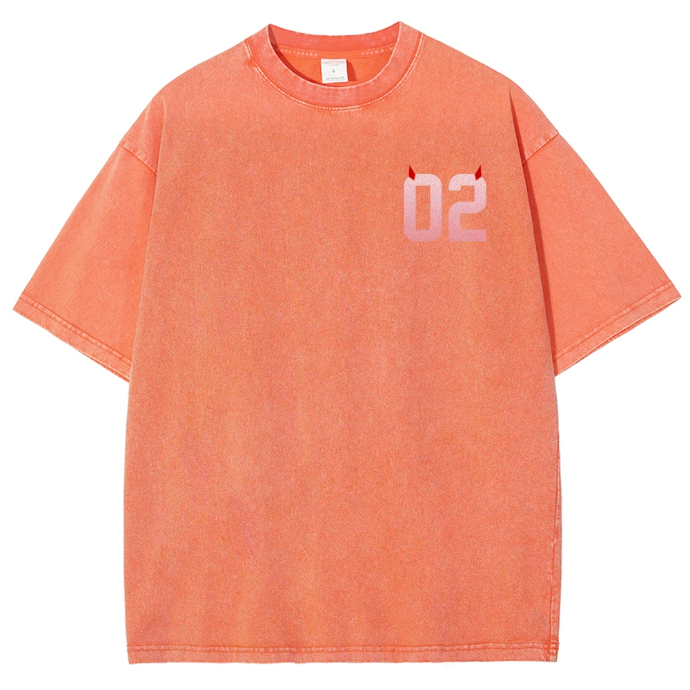 Darling in the Franxx Unisex Fit Washed T-Shirt 2606006033