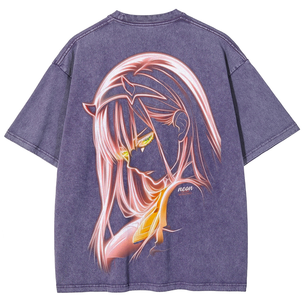 Darling in the Franxx Unisex Fit Washed T-Shirt 2606006033