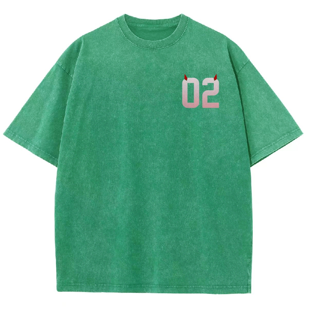 Darling in the Franxx Unisex Fit Washed T-Shirt 2606006033