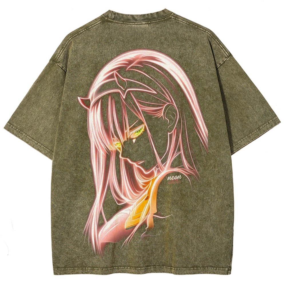 Darling in the Franxx Unisex Fit Washed T-Shirt 2606006033