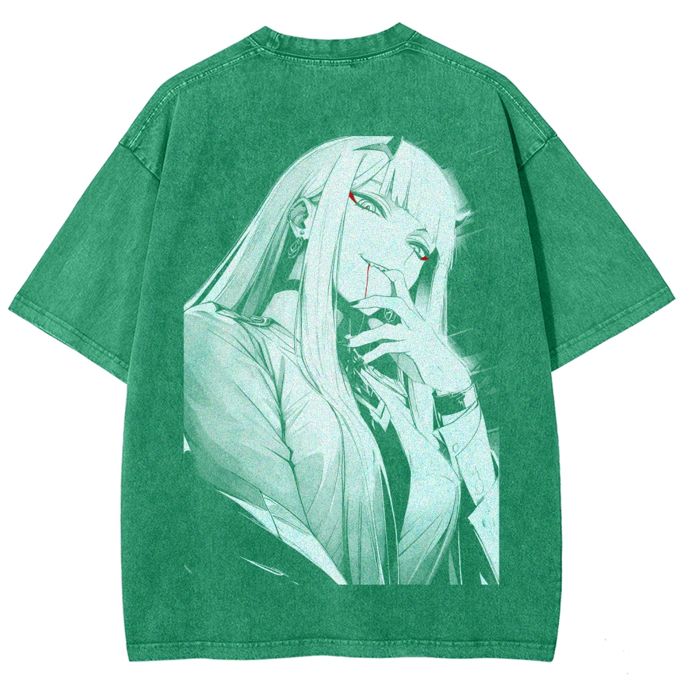 Darling in the Franxx Unisex Fit Washed T-Shirt 2606006039