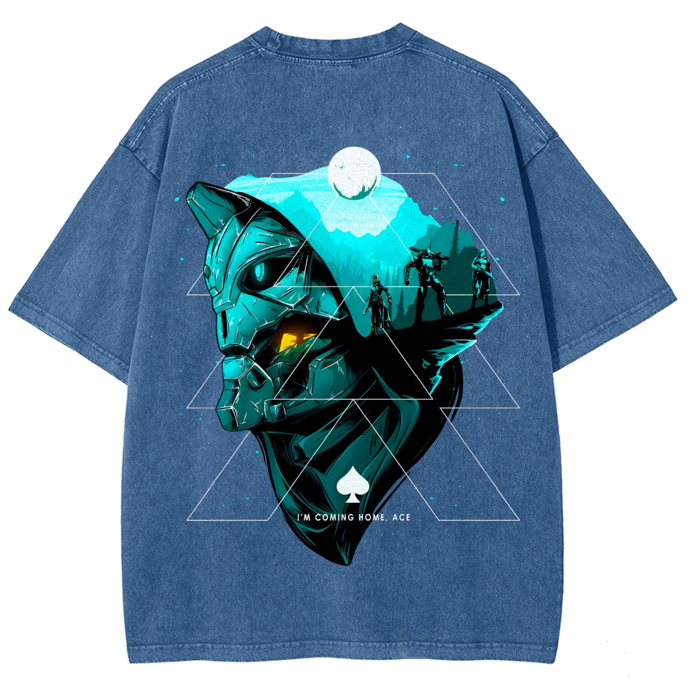 Destiny Unisex Fit Washed T-Shirt 2606006936