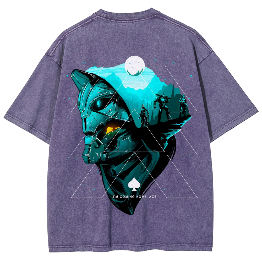 Destiny Unisex Fit Washed T-Shirt 2606006936