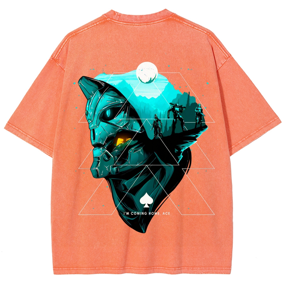 Destiny Unisex Fit Washed T-Shirt 2606006936