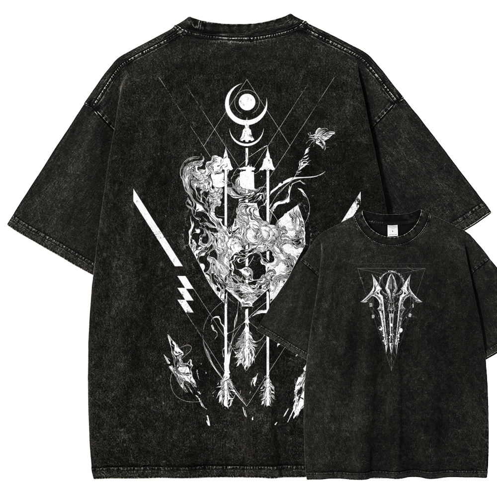 Unisex Fit Washed T-Shirt 2606007042