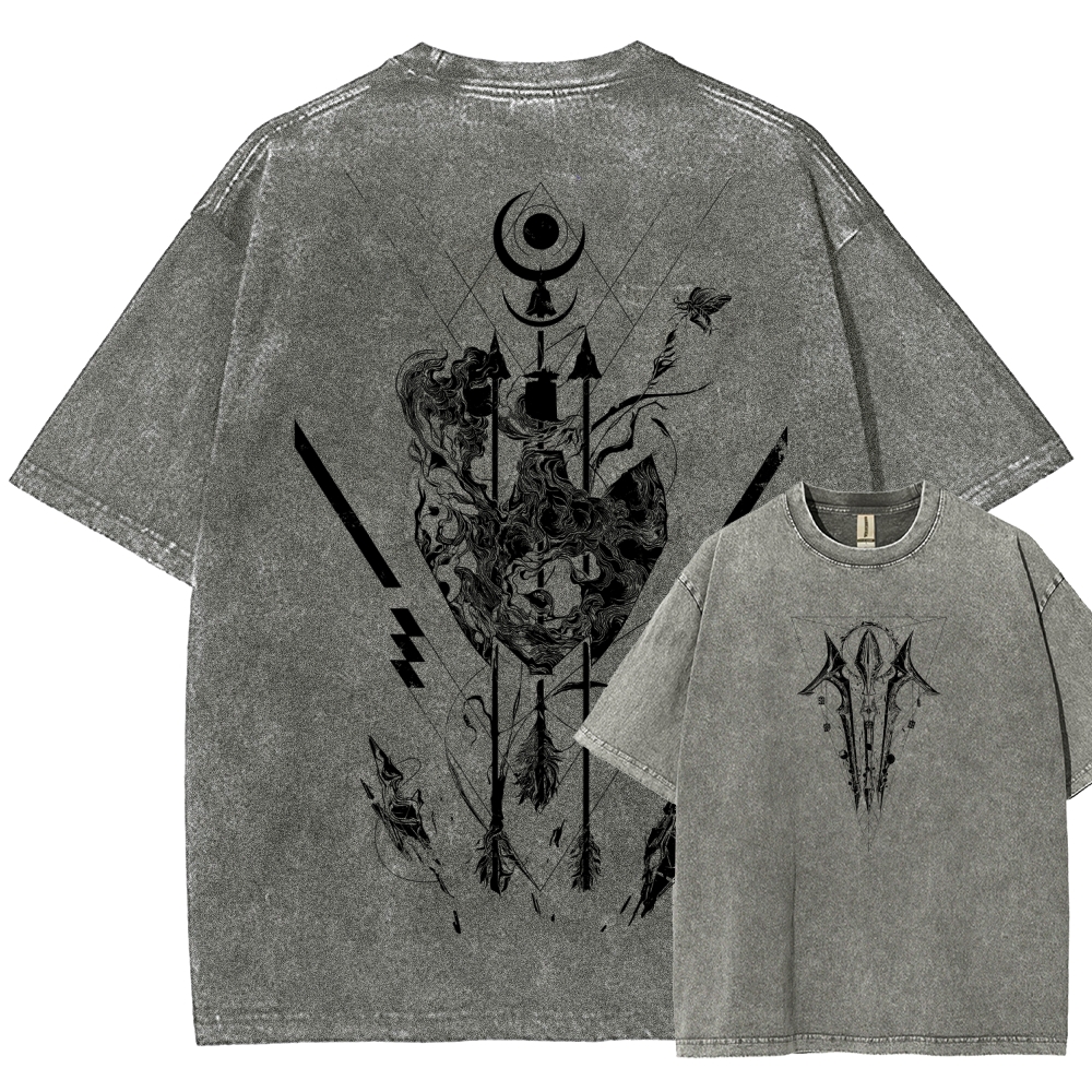 Unisex Fit Washed T-Shirt 2606007042