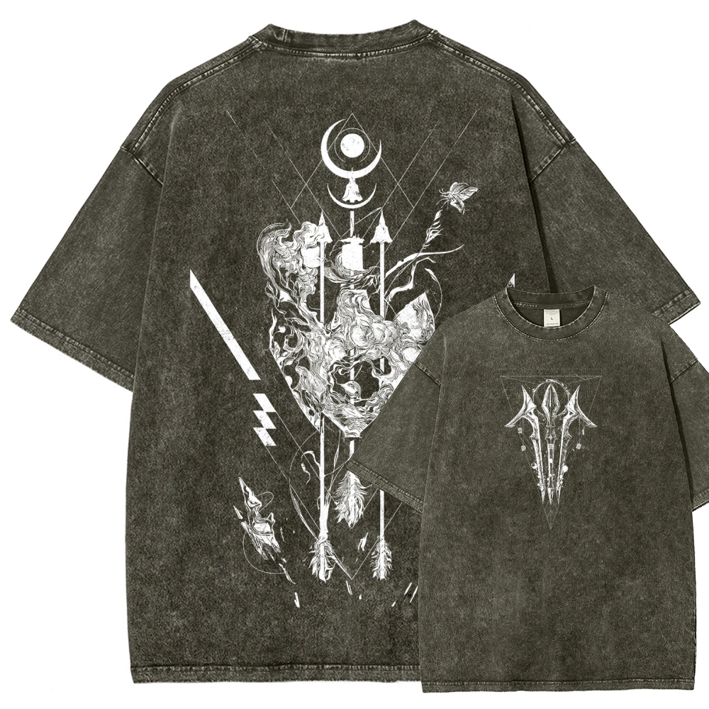 Unisex Fit Washed T-Shirt 2606007042