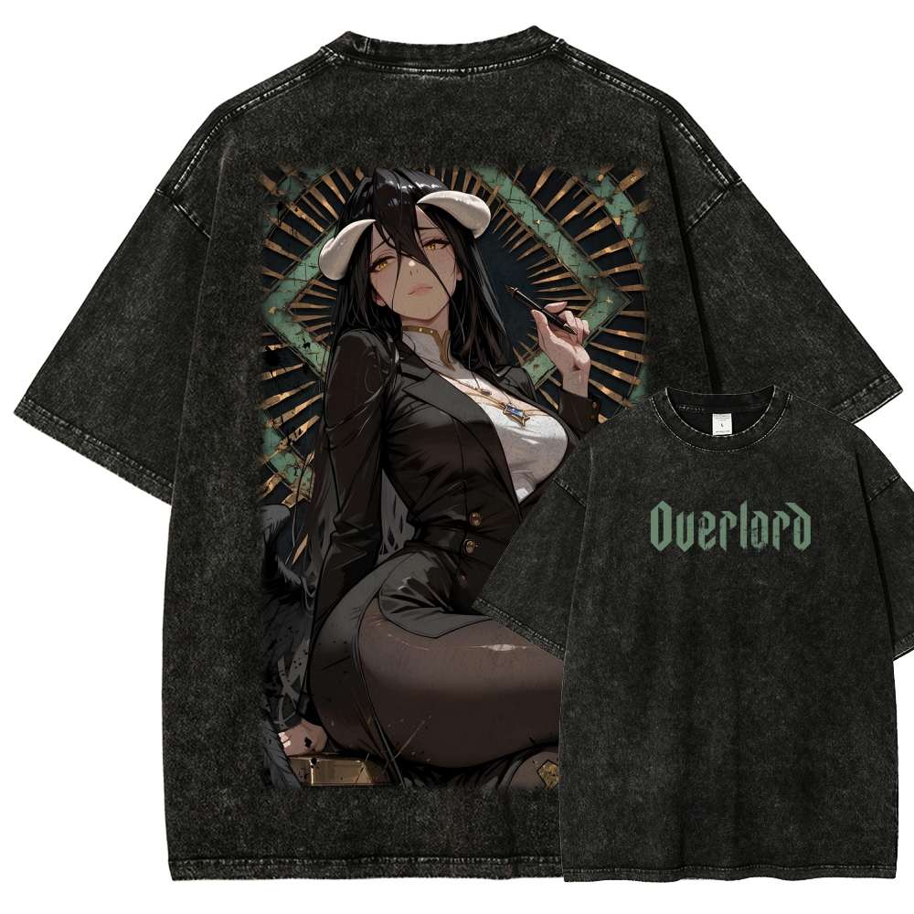 Overlord Unisex Fit Washed T-Shirt 2606007096