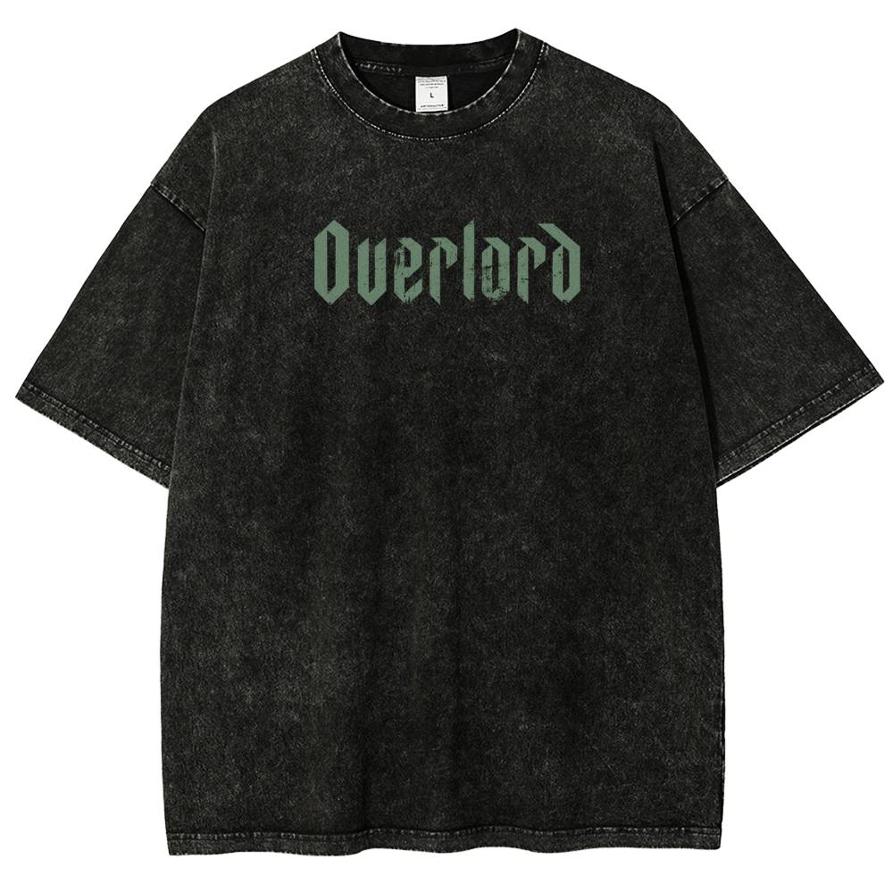 Overlord Unisex Fit Washed T-Shirt 2606007096