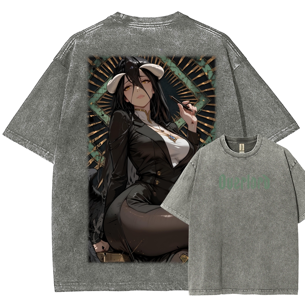 Overlord Unisex Fit Washed T-Shirt 2606007096