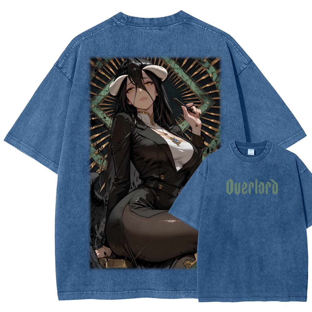 Overlord Unisex Fit Washed T-Shirt 2606007096