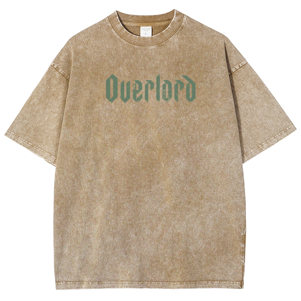 Overlord Unisex Fit Washed T-Shirt 2606007096