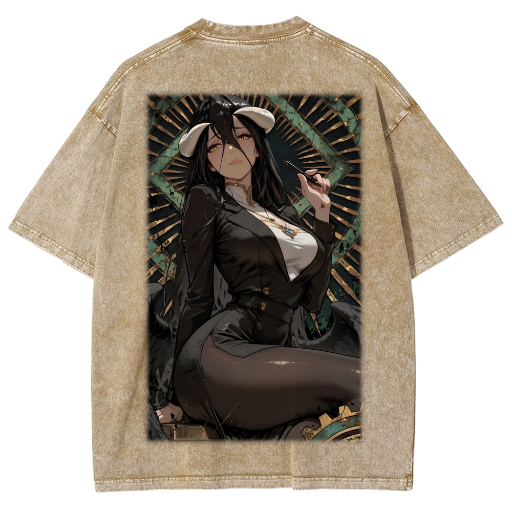 Overlord Unisex Fit Washed T-Shirt 2606007096