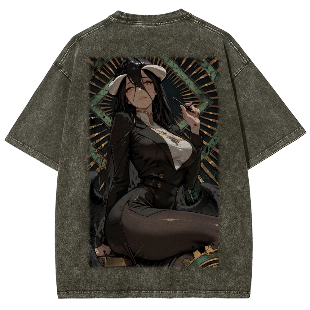 Overlord Unisex Fit Washed T-Shirt 2606007096