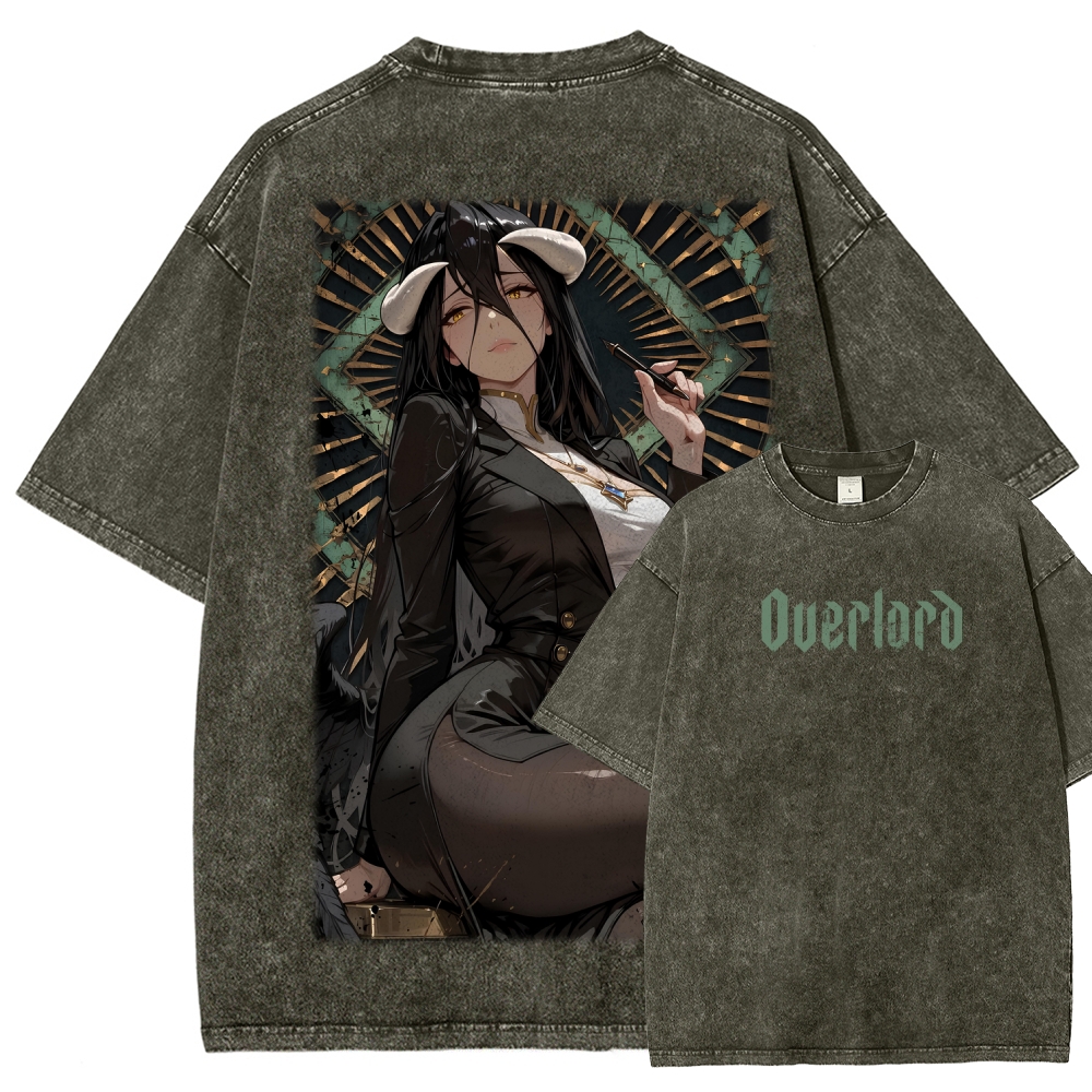 Overlord Unisex Fit Washed T-Shirt 2606007096