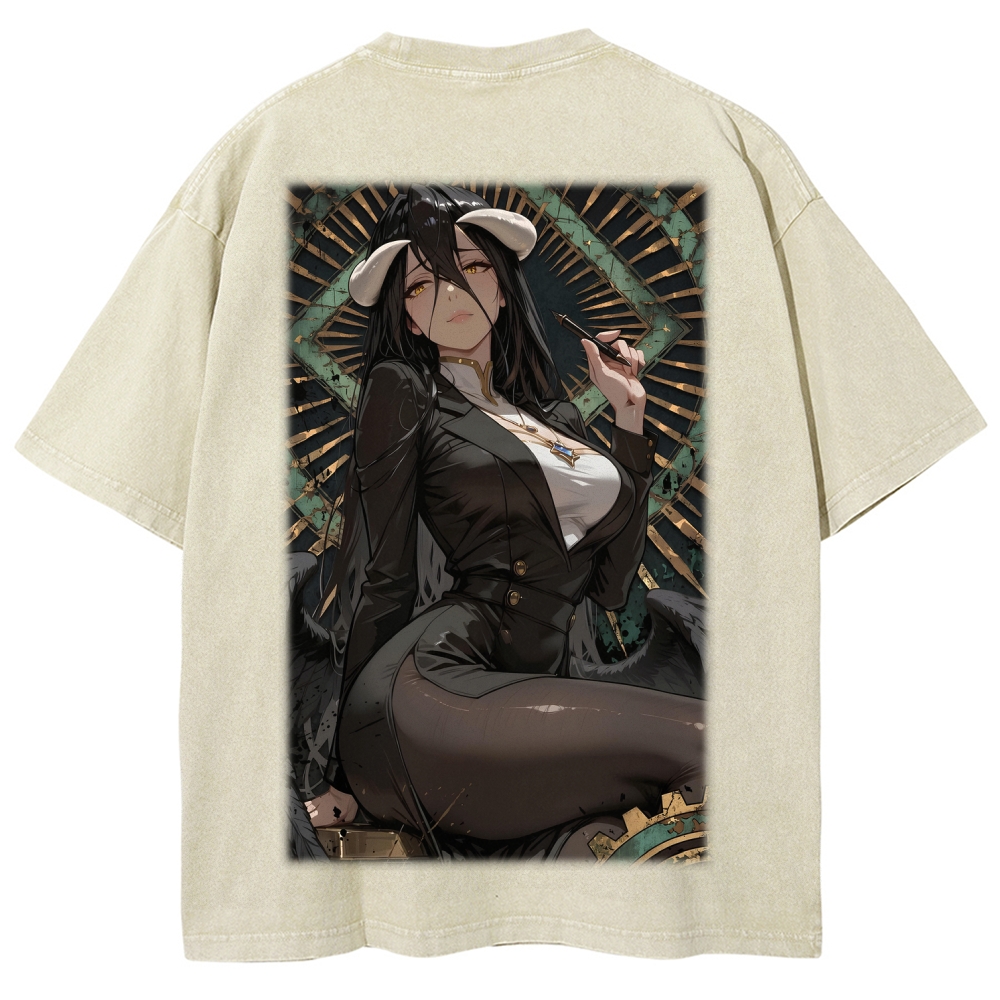 Overlord Unisex Fit Washed T-Shirt 2606007096