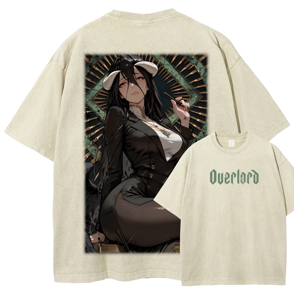 Overlord Unisex Fit Washed T-Shirt 2606007096