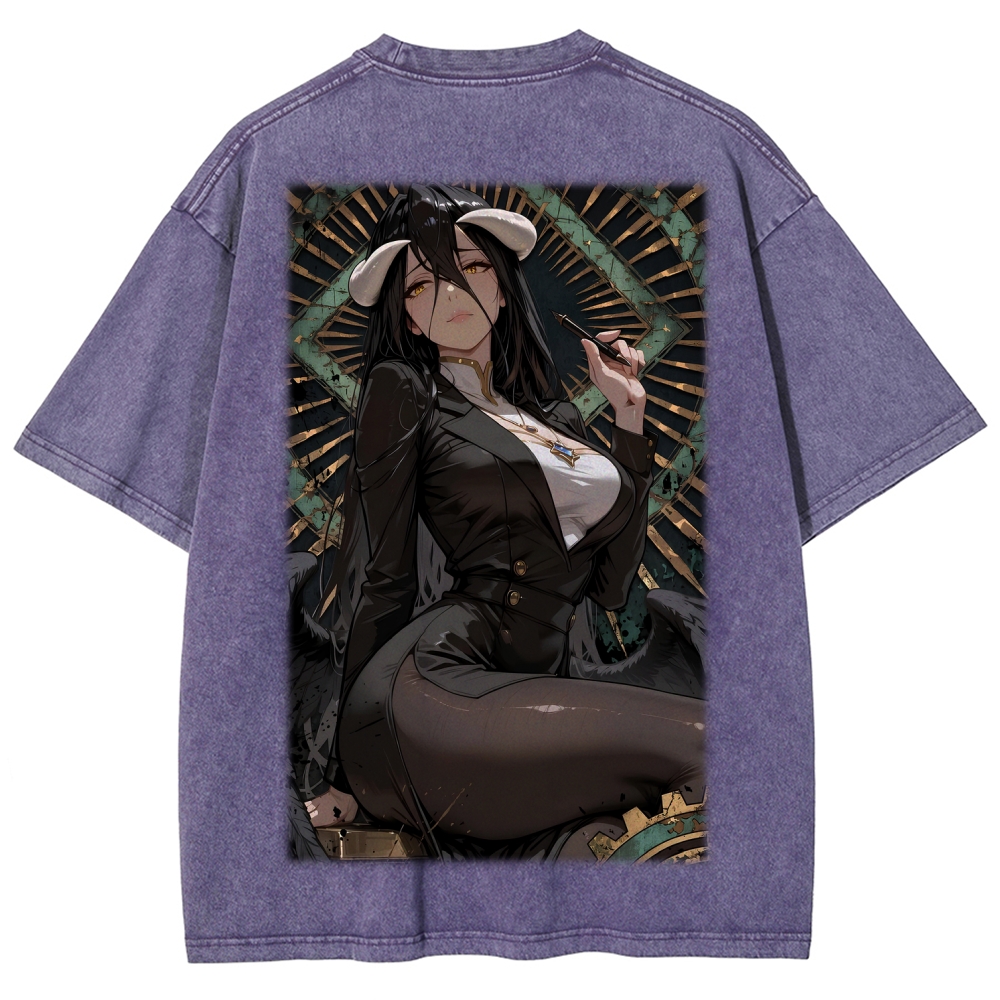 Overlord Unisex Fit Washed T-Shirt 2606007096