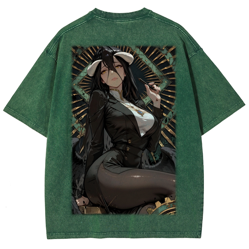 Overlord Unisex Fit Washed T-Shirt 2606007096