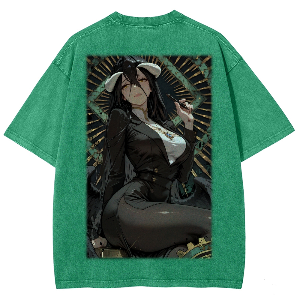 Overlord Unisex Fit Washed T-Shirt 2606007096