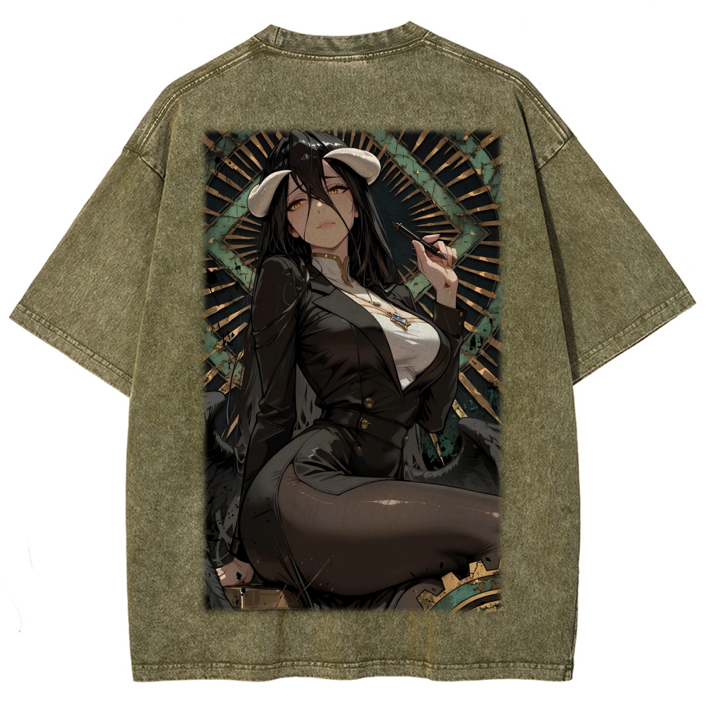 Overlord Unisex Fit Washed T-Shirt 2606007096