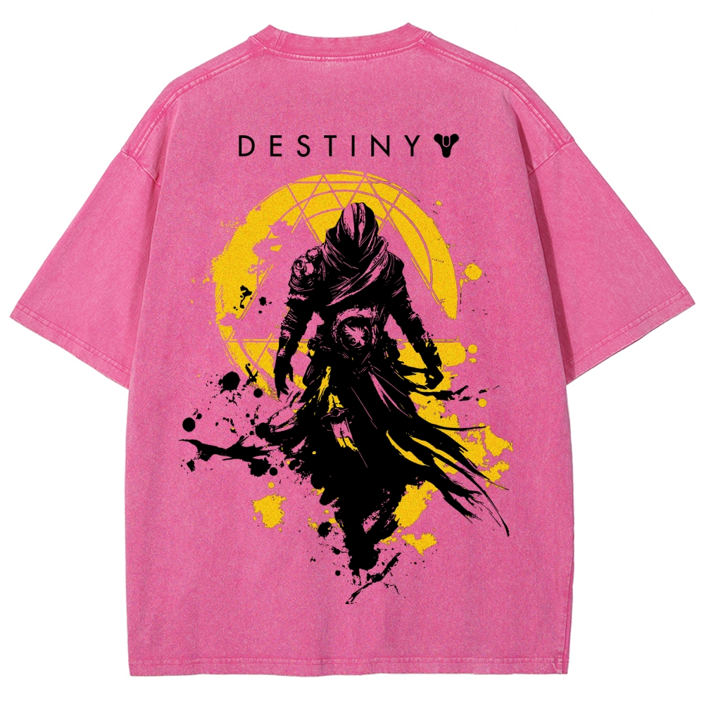 Destiny Unisex Fit Washed T-Shirt 2606007747